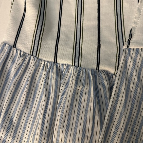 3.1 PHILLIP LIM Asymmetrical Pinstripe Top - Picture 3 of 5